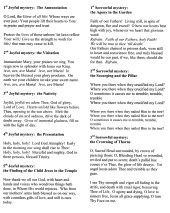 Rosary Sheet - Front